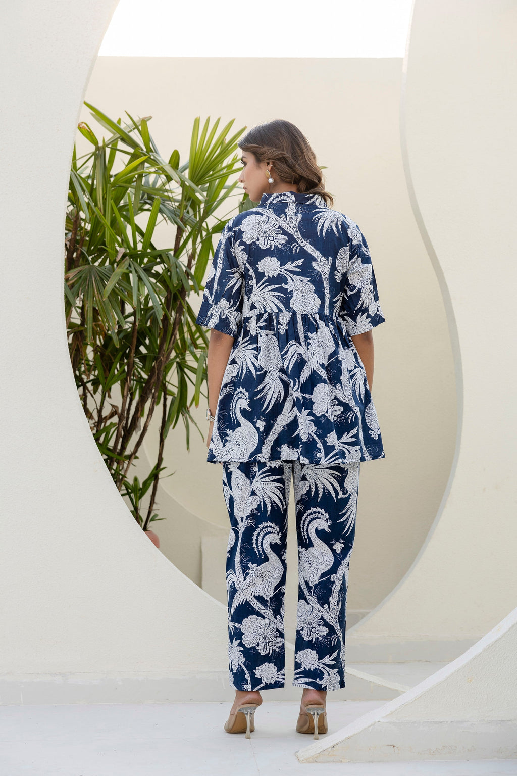 Cloudblush Blue Floral Co-ord Set