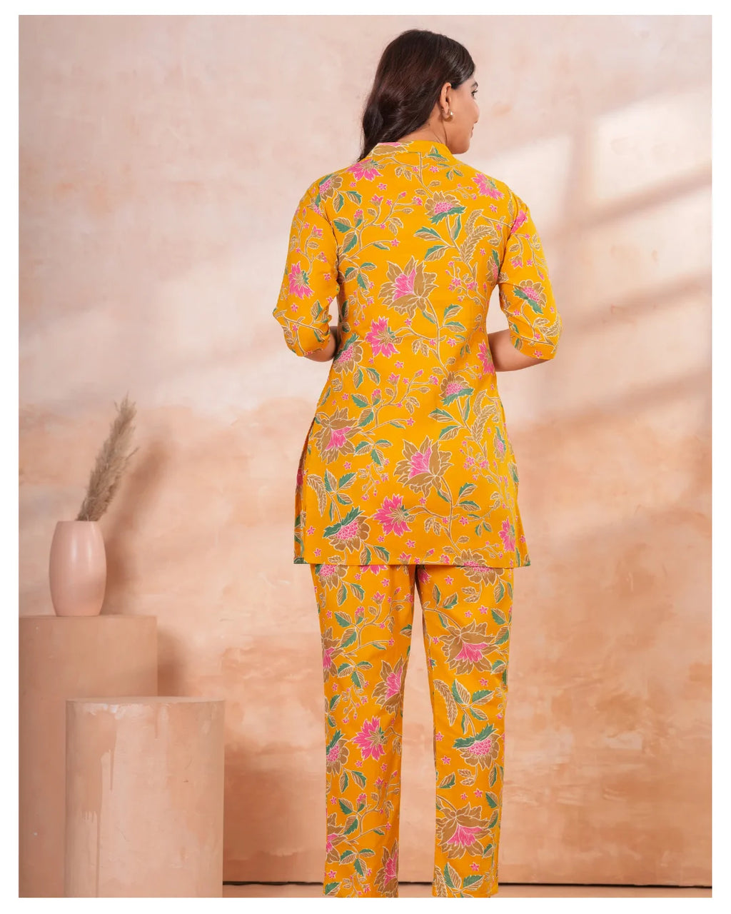 Sunshine Bloom Luxe Maternity & Feeding Kurta Pant Co-Ord Set