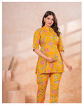 Sunshine Bloom Luxe Maternity & Feeding Kurta Pant Co-Ord Set