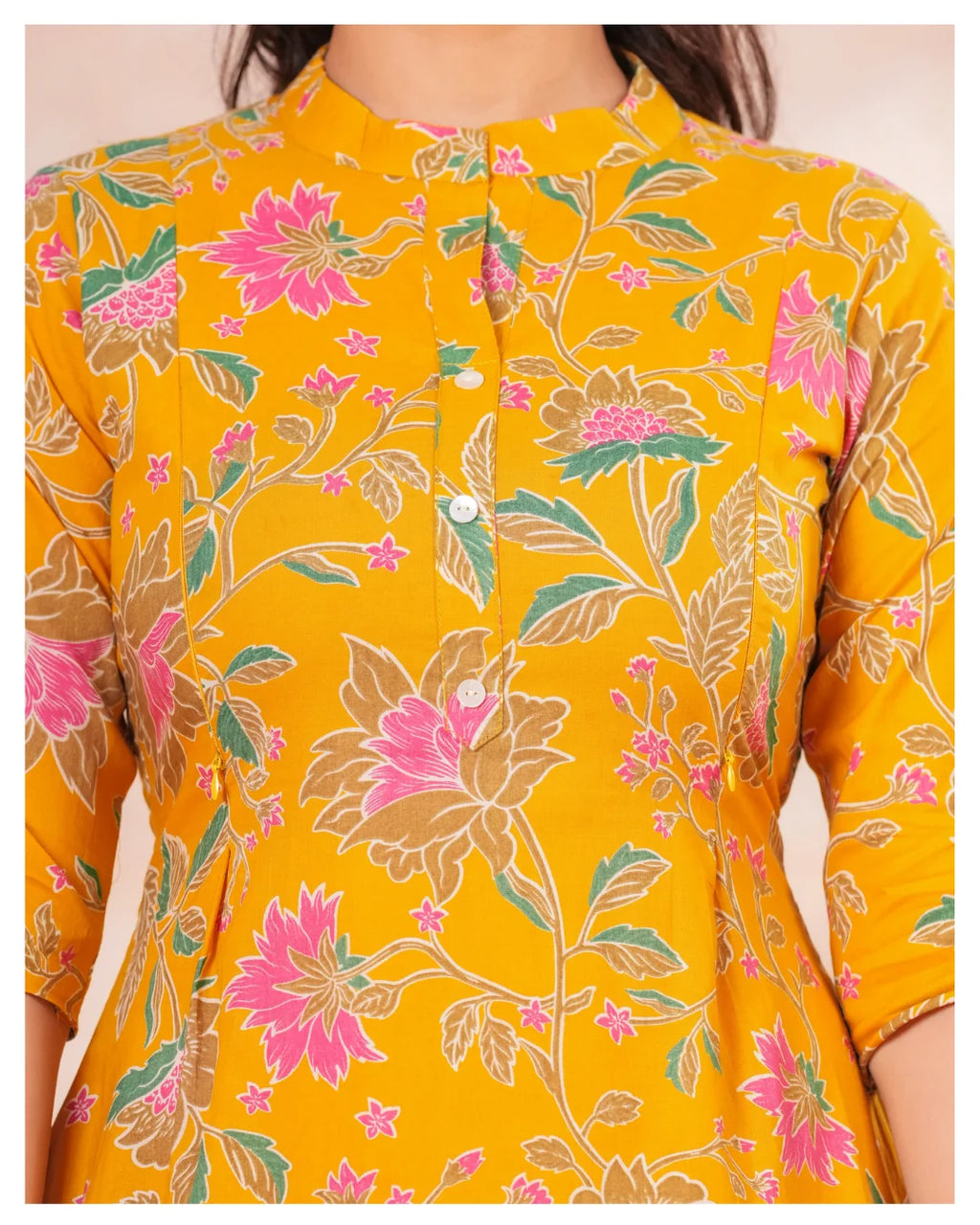 Sunshine Bloom Luxe Maternity & Feeding Kurta Pant Co-Ord Set