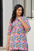 Vibrant Printed Night Suit for Women - Comfortable & Stylish Loungewear Set