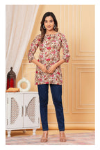 Women’s Printed Cotton Straight Kurti