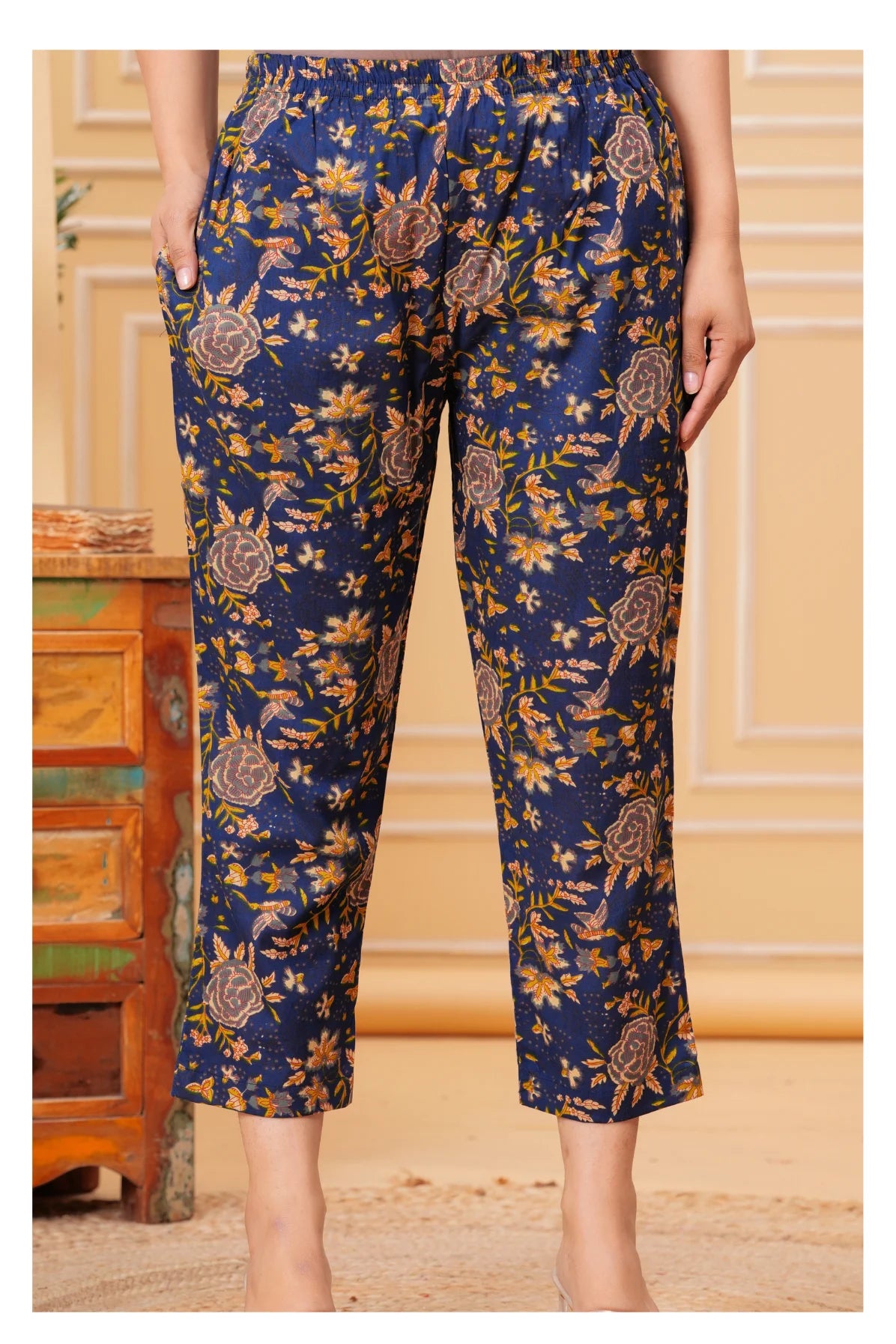 Maternity Feeding Co-ord Set with Concealed Zippers – Printed Top & Pants