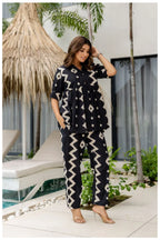 Black Diamond Ikat Luxe Co-Ord Set
