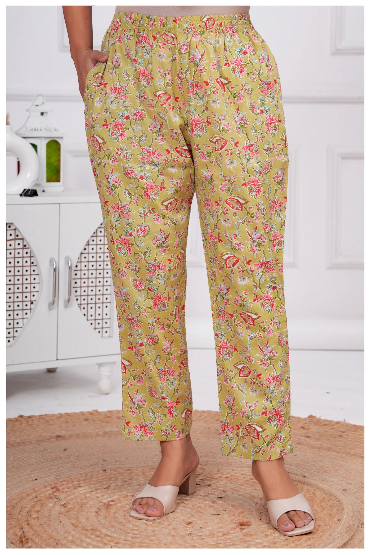 Women’s Floral Printed Co-Ord Set | Shirt Style Top & Pant Set