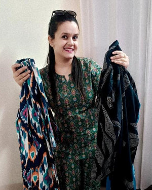 Co-ord, worn by a ClothyCorp customer