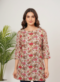 Women’s Printed Cotton Straight Kurti