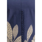 Elegant Women's Blue Floral Printed Cotton Coord Set