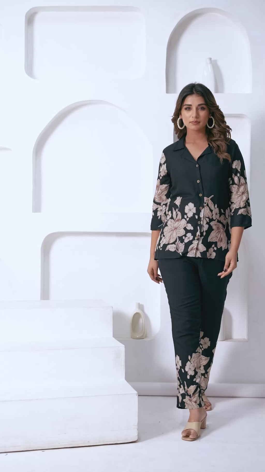 Floral Printed Rayon Co-Ord Set – Effortless Style Meets Comfort