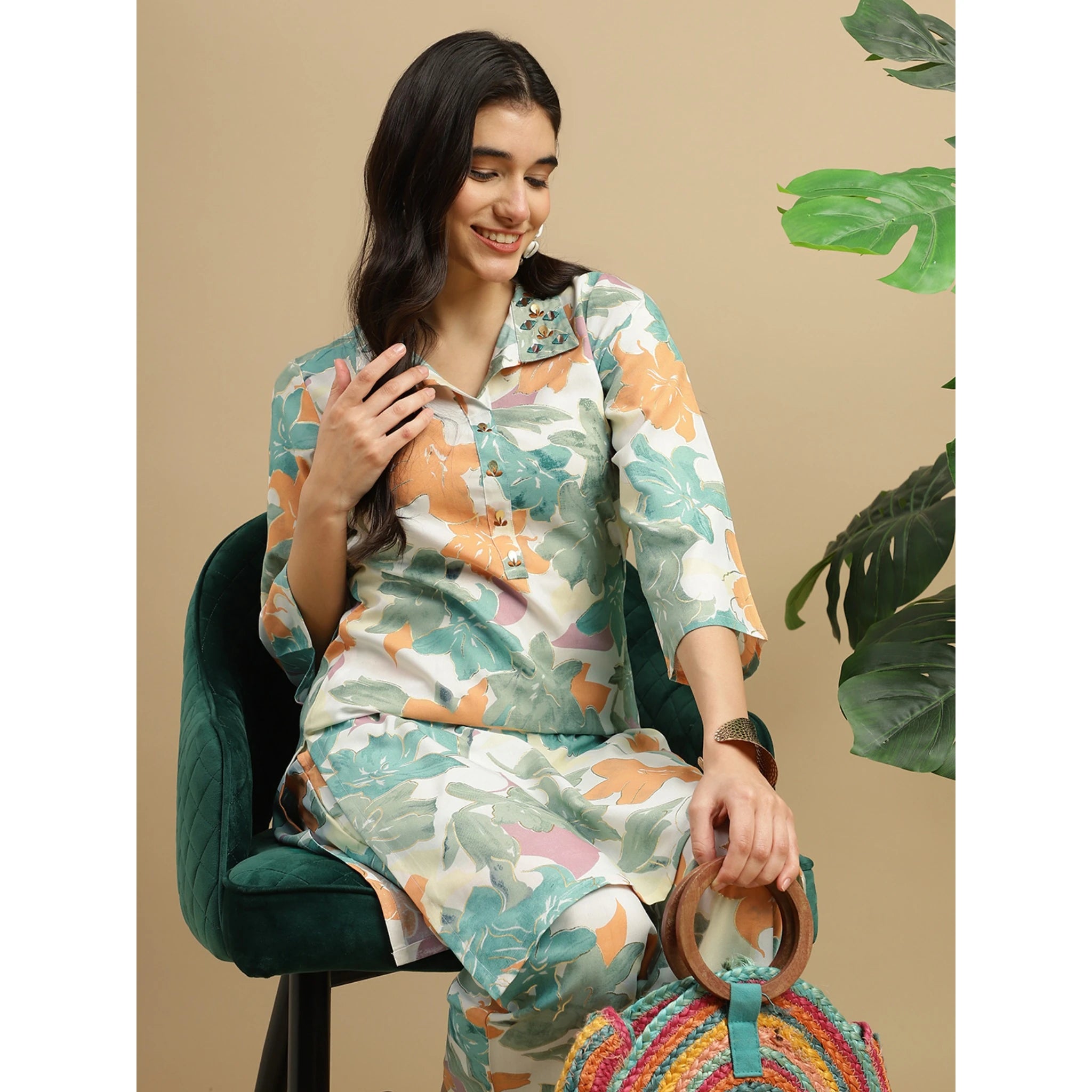 Floral Harmony Set Co-Ord Set